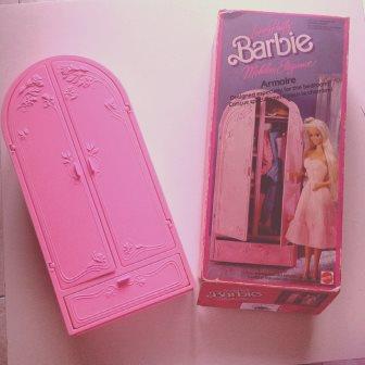 armadio barbie anni 80 - la nemina